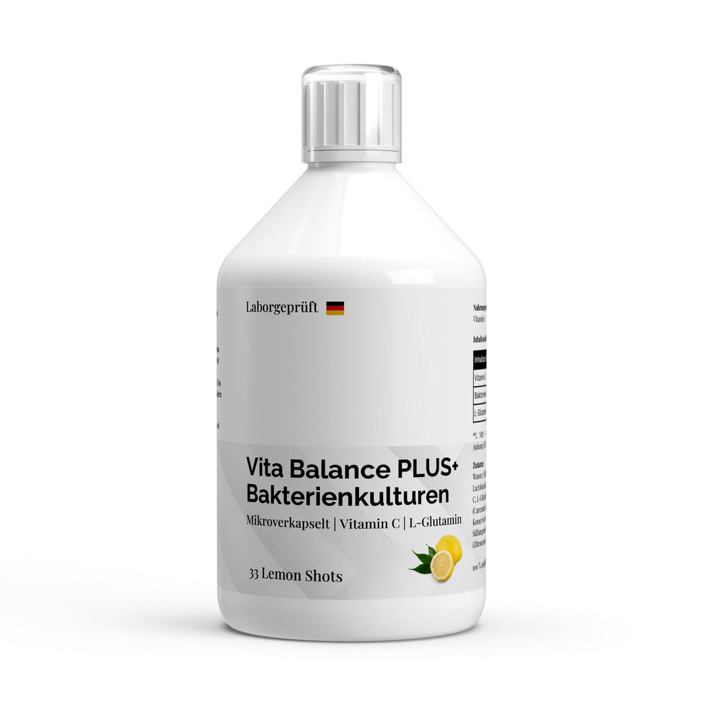 Vita Balance PLUS+ Shots – Lemon, 500ml (33 shots) | Pure Natura