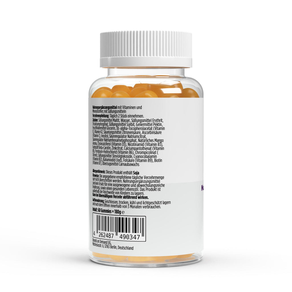 Multivitamin + Mineral Gummies – 60 Vegan Gummies | Pure Natura