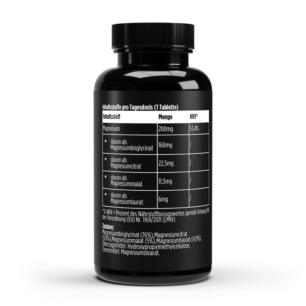 Magnesium 4-fold Complex – 60 Vegan Tablets | Pure Natura