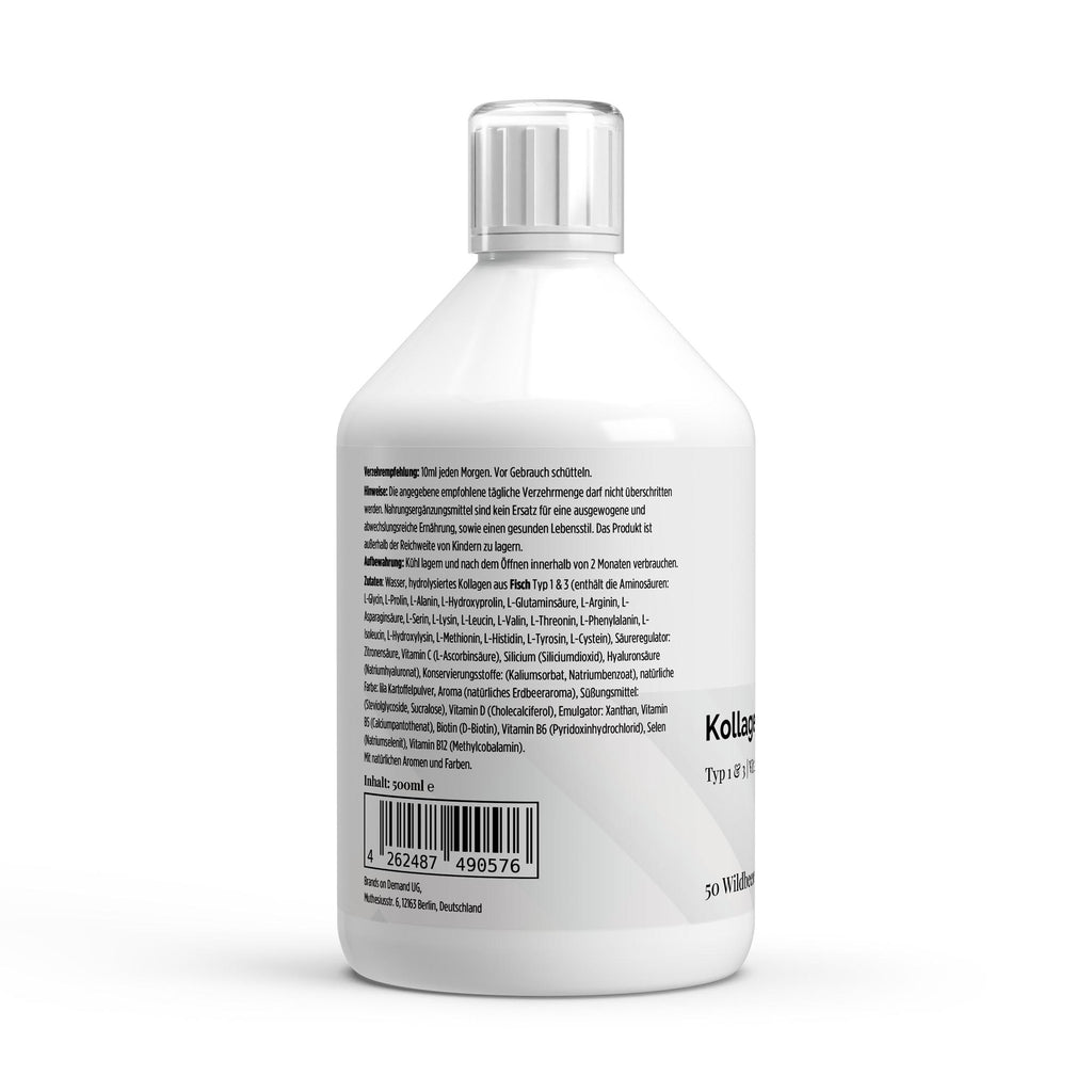 Collagen Marine Plus+ Shots – Wild Berry, 500ml (50 shots) | Pure Natura