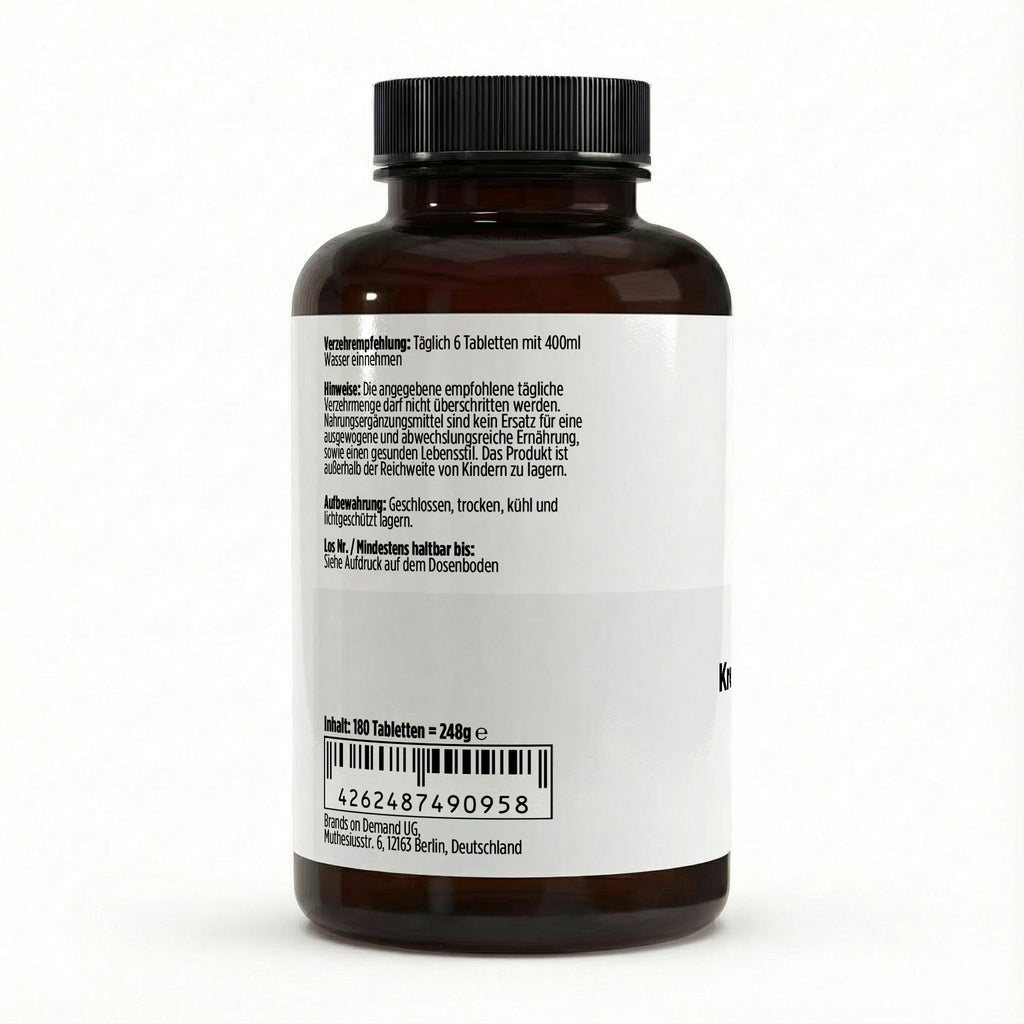 Creatine Monohydrate – 180 Vegan Tablets | Pure Natura