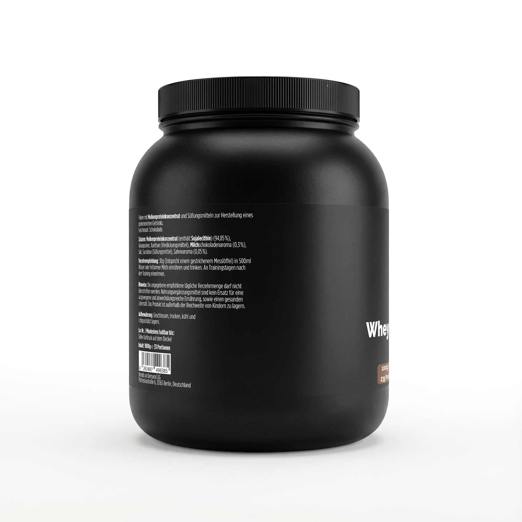 Premium Whey Protein – Chocolate, 1000g | Pure Natura