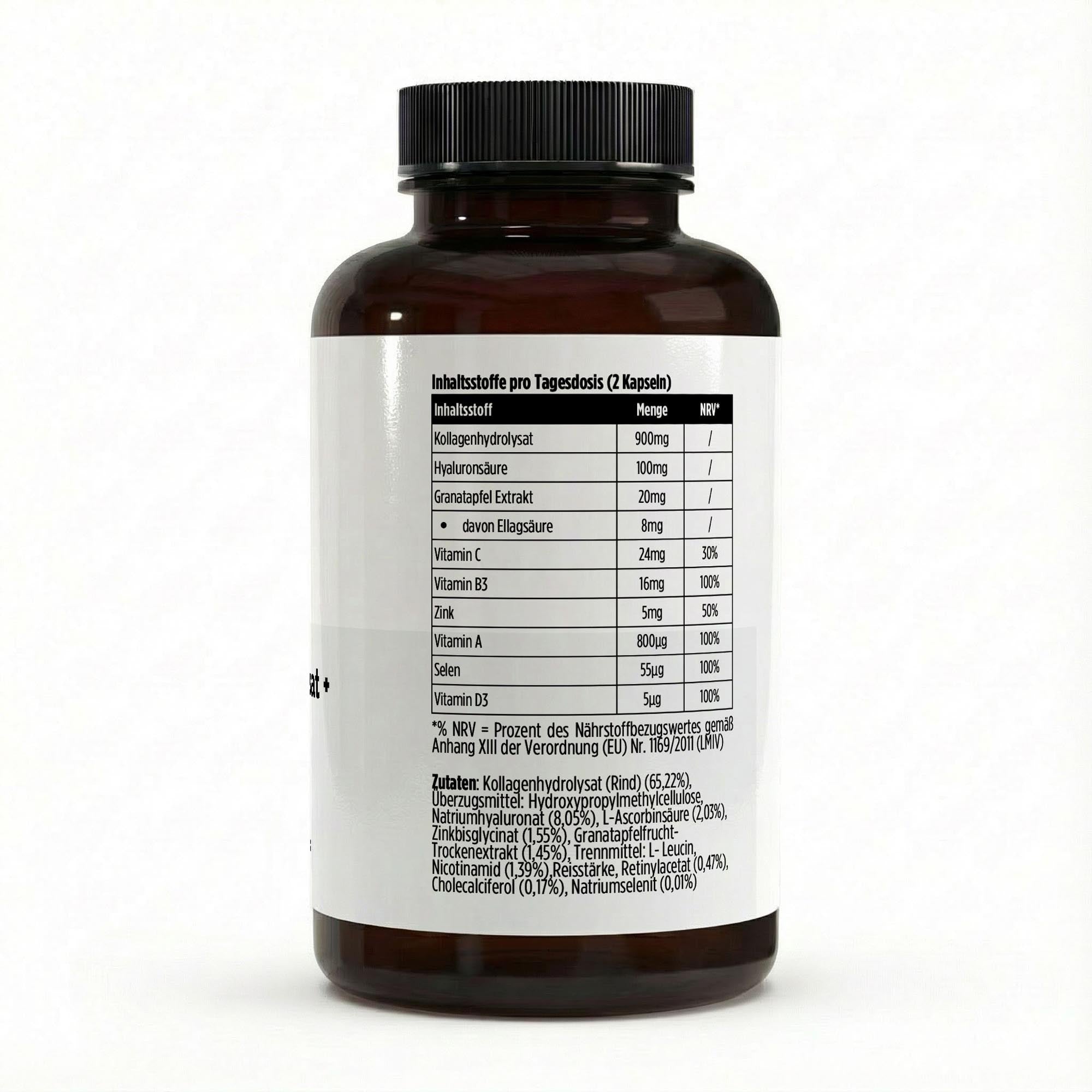 Premium Collagen Hydrolysate PLUS (3000-5000 DA) – 180 Capsules | Pure Natura
