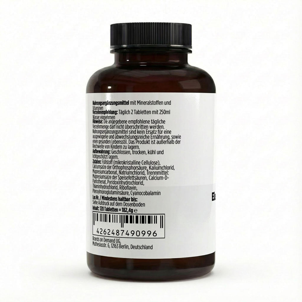 Electrolyte Complex – 120 Vegan Tablets | Pure Natura