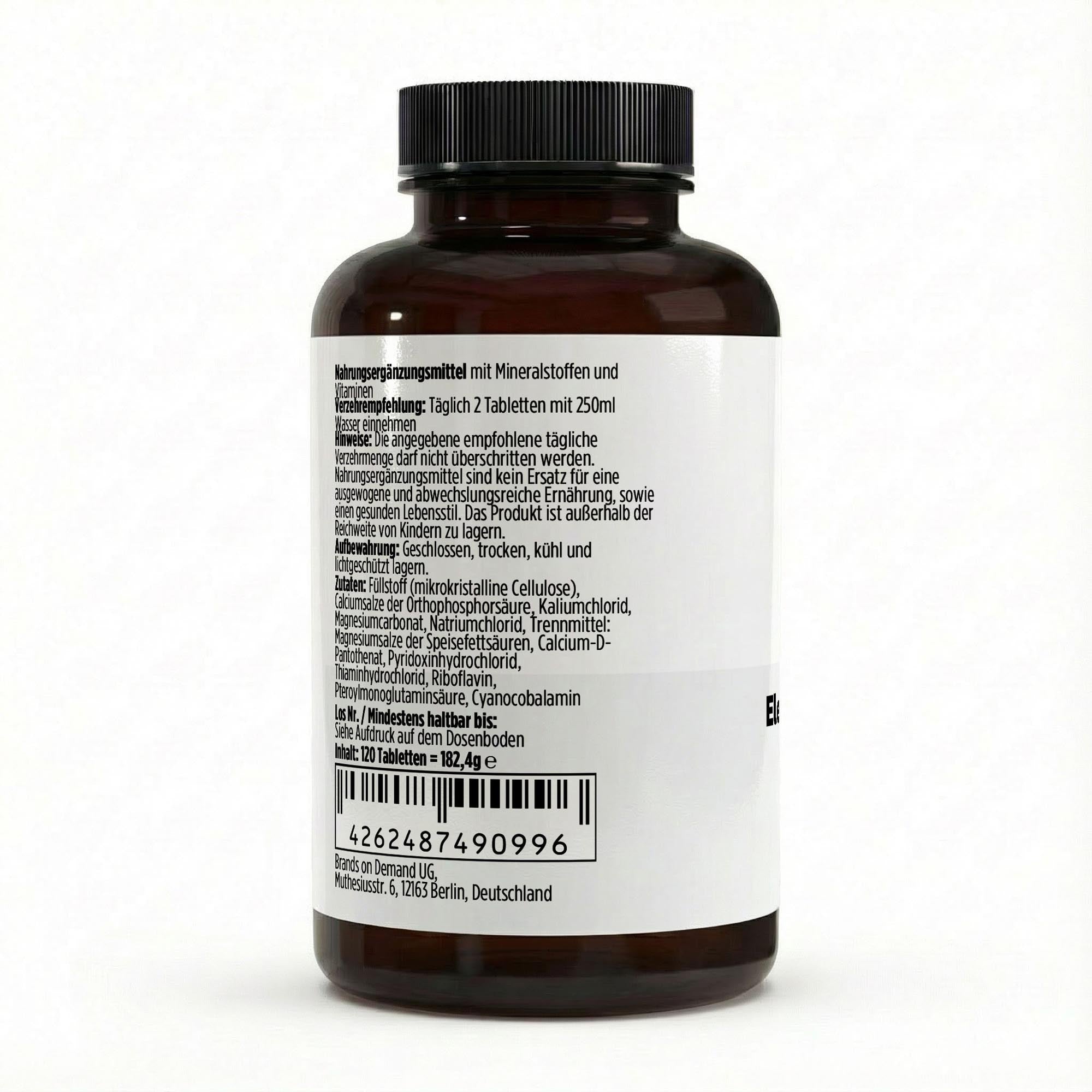 Electrolyte Complex – 120 Vegan Tablets | Pure Natura