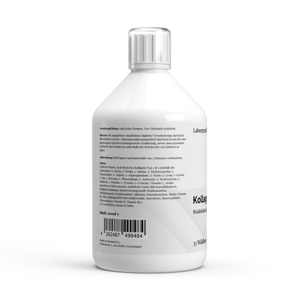Collagen Vital PLUS+ Shots – Wild Berry, 500ml (33 shots) | Pure Natura