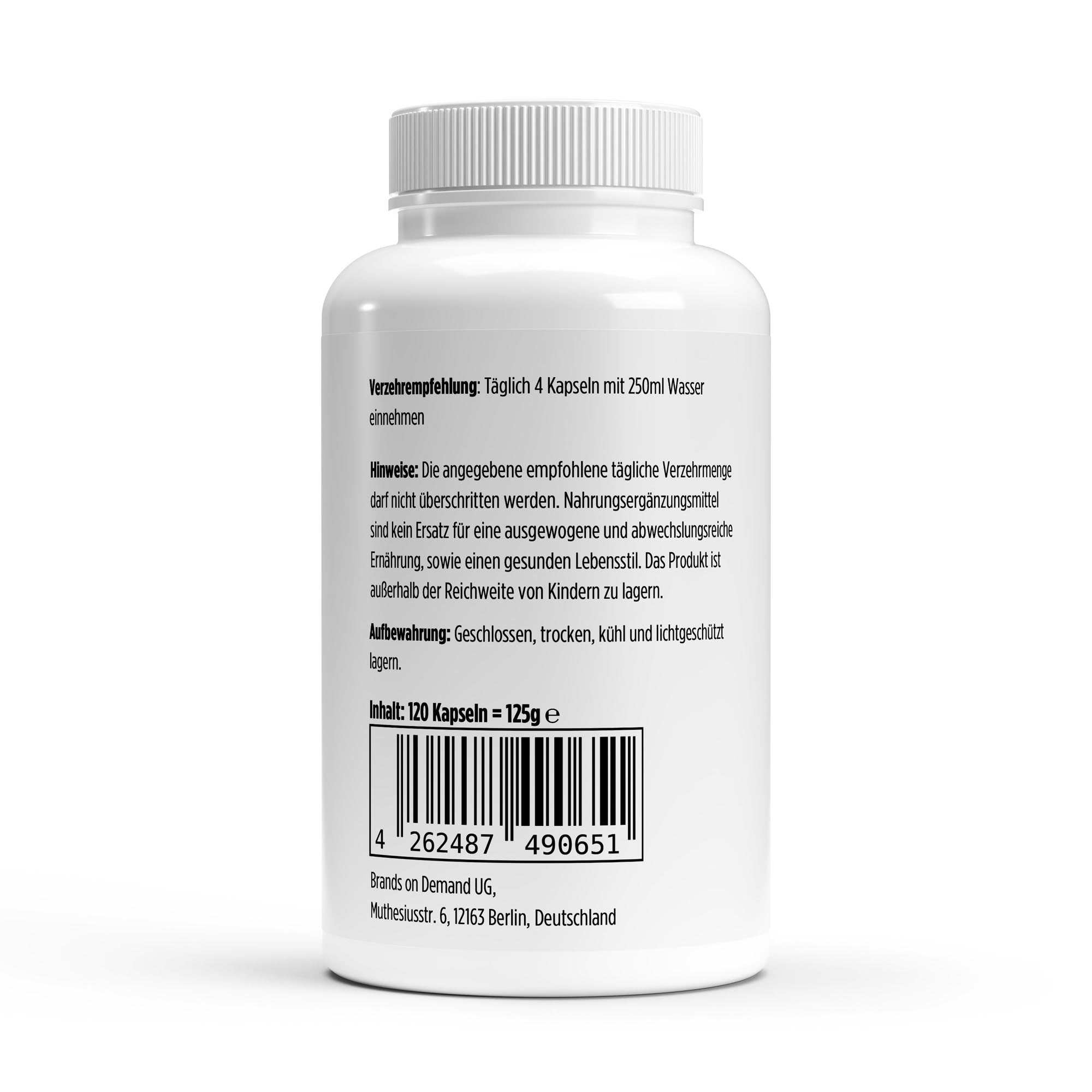 Sodium Bicarbonate 3600mg – 120 Enteric-Coated Vegan Capsules | Pure Natura