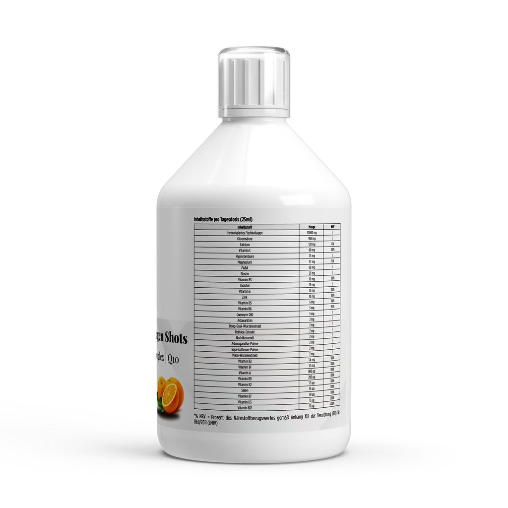 FemBalance Kollagen Shots – Orange, 500ml (20 shots) | Pure Natura