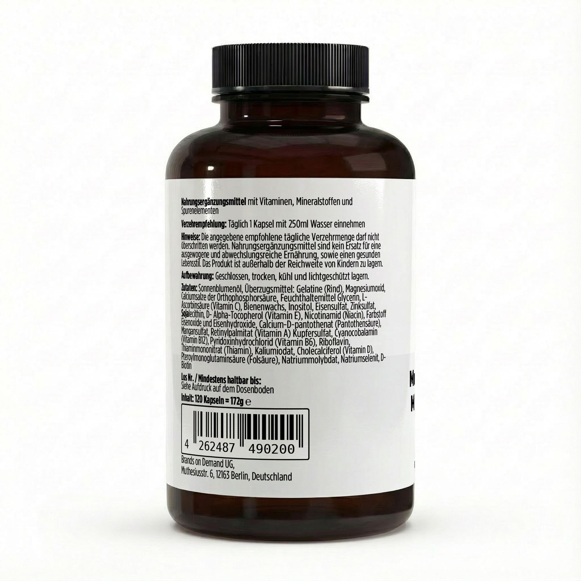 Multivitamin + Mineral Complex – 120 Softgels | Pure Natura