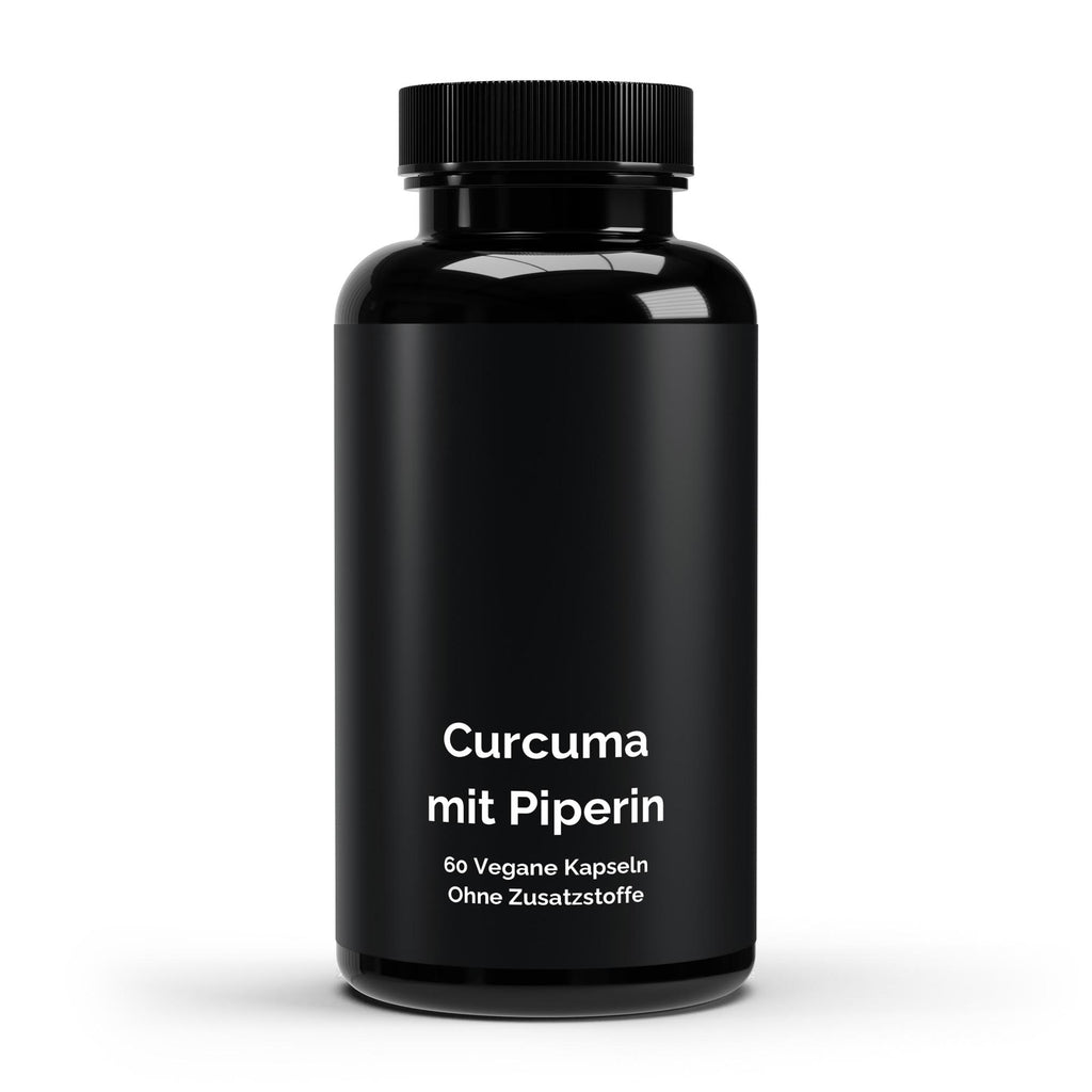 Turmeric + Piperine – 60 Vegan Capsules | Pure Natura