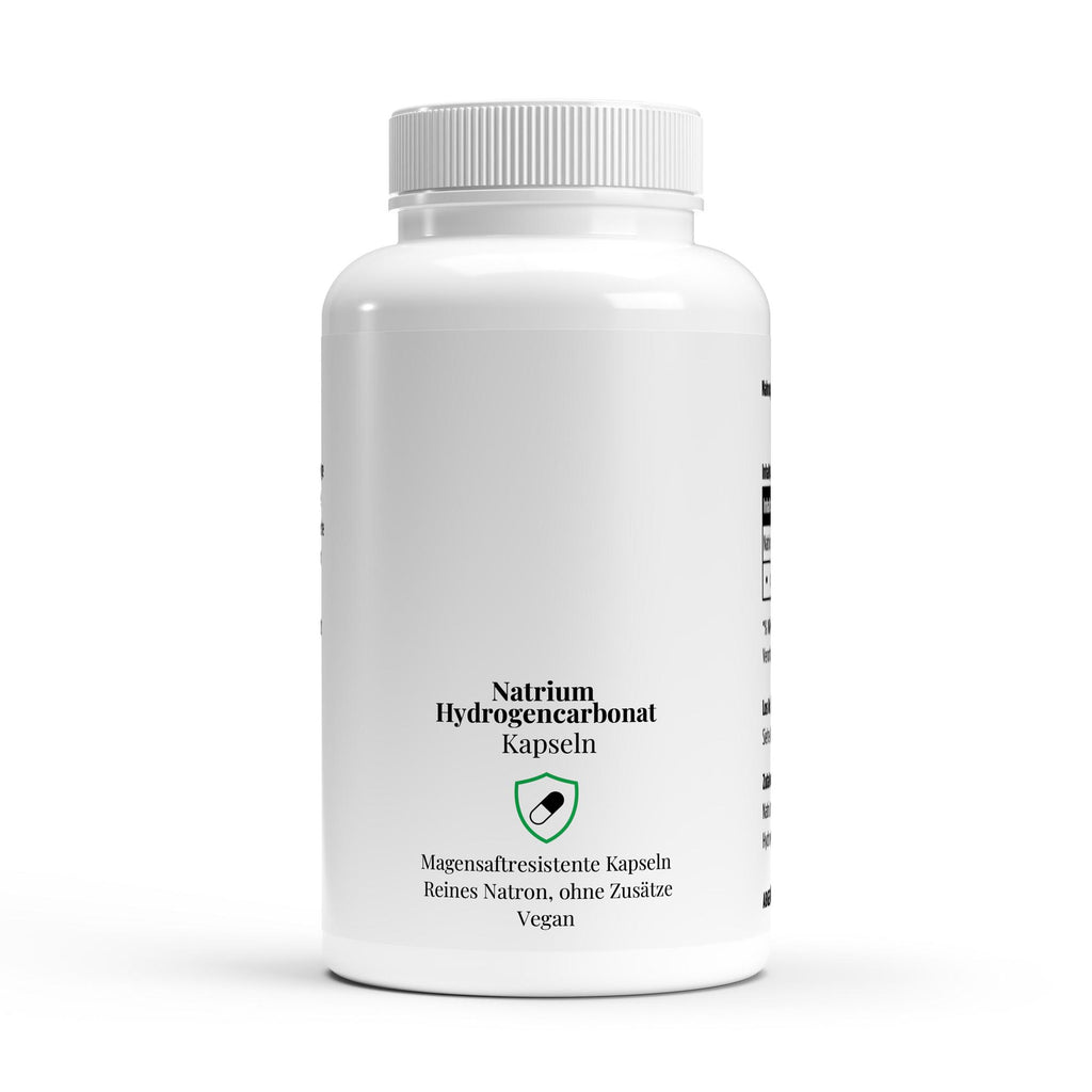 Sodium Bicarbonate 3600mg – 120 Enteric-Coated Vegan Capsules | Pure Natura