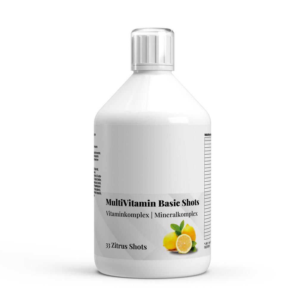 Multivitamin Basic Shots PLUS+ – Citrus, 500ml (33 shots) | Pure Natura