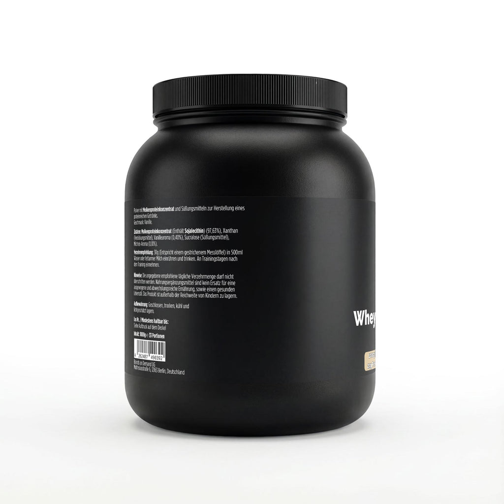 Premium Whey Protein – Vanilla, 1000g | Pure Natura